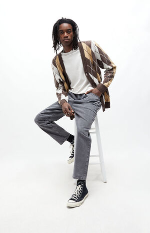 Kai Black Wash Straight Leg Jeans image number 5