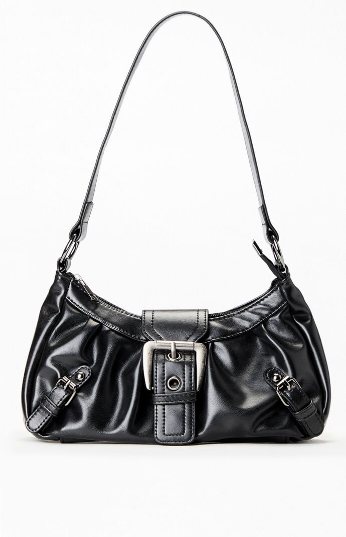 Pacsun Faux Leather Buckle Shoulder Bag