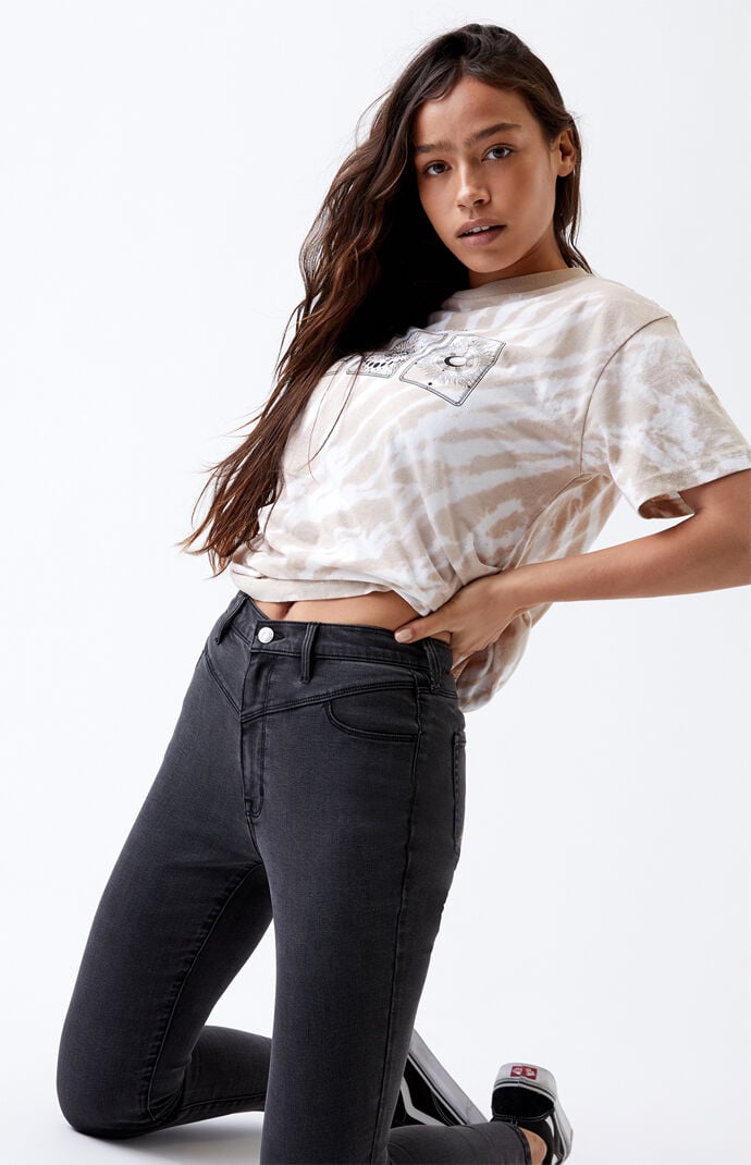 PacSun Black Super High Waisted Jeggings PacSun