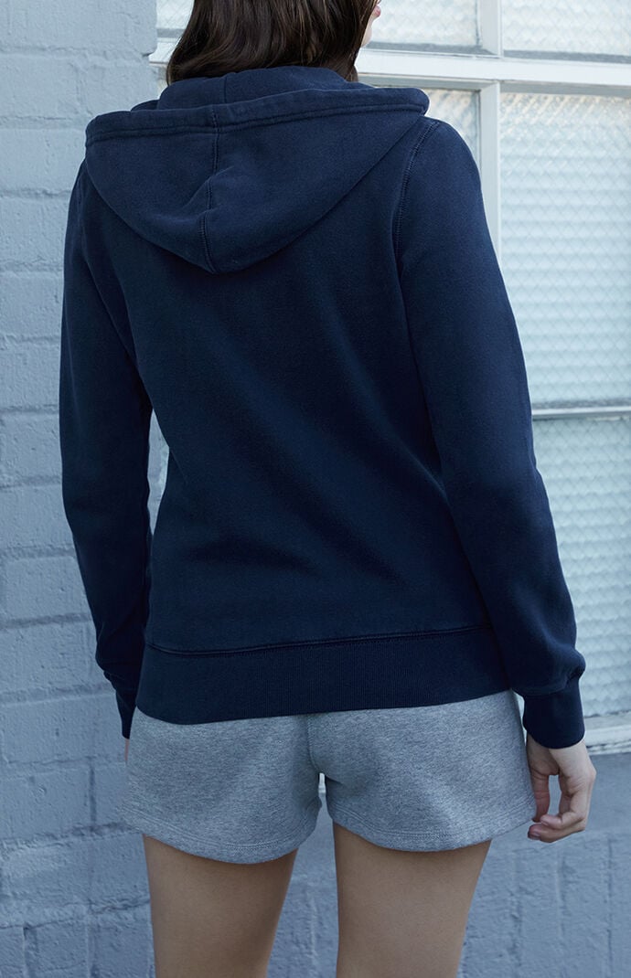 John Galt Navy Zip Up Hoodie