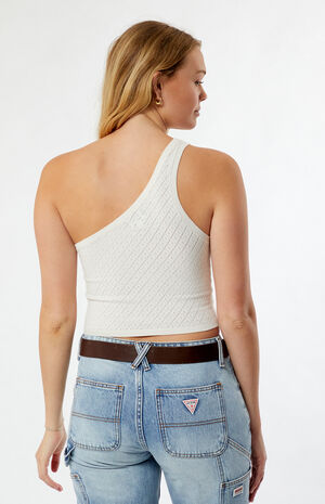 Nadine Pointelle One Shoulder Top image number 3