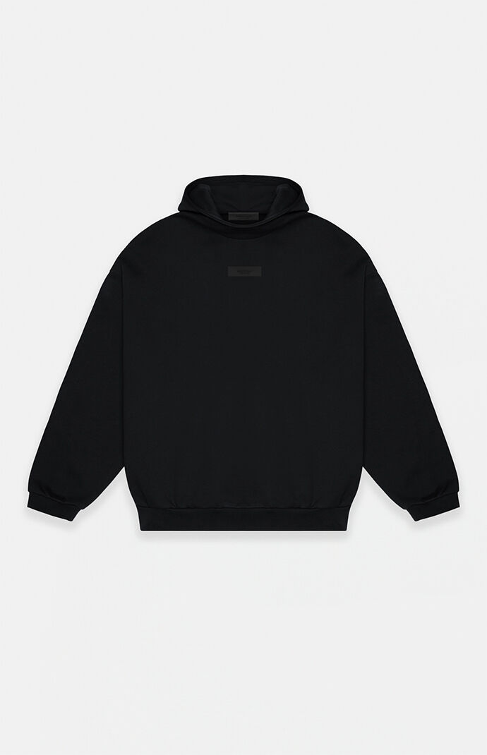 Fear of God Essentials Jet Black Hoodie