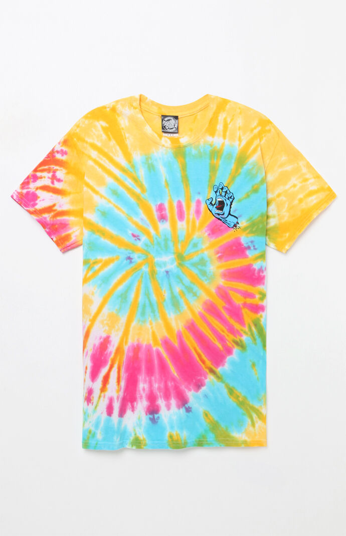 Tie-Dyed Screaming Hand T-Shirt