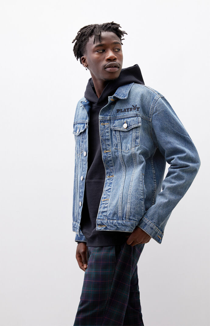 Pacsun denim jacket mens clearance