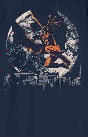 Batman Moon Comic Art T-Shirt image number 4