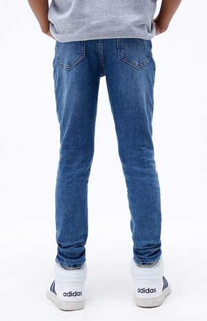 Dark Blue Pull-On Jeans image number 3