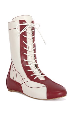Women's Passer Red Boxing Sneaker Boots image number 2