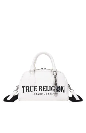 White Bombe Logo Satchel image number 1