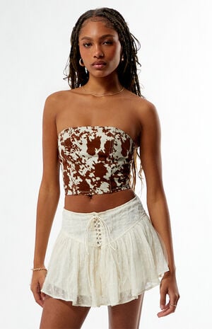 Bessie Denim Corset Top