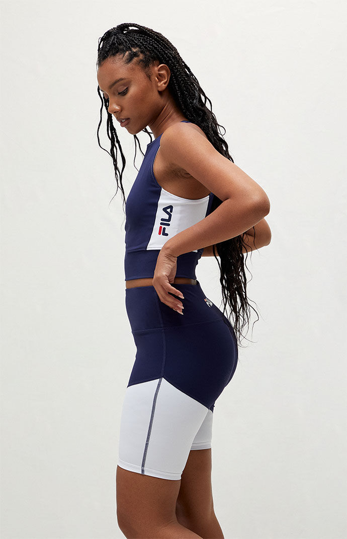 Crop top fila femme online