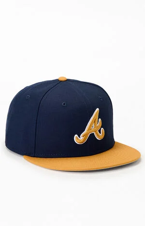 Atlanta Braves 9FIFTY Two Tone Snapback Hat image number 1