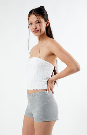 Waffle Knit Micro Shorts image number 3