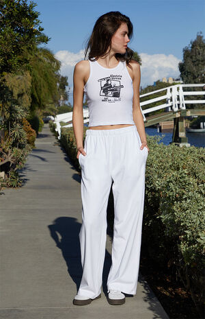 White Electric Circus Tank Top image number 1