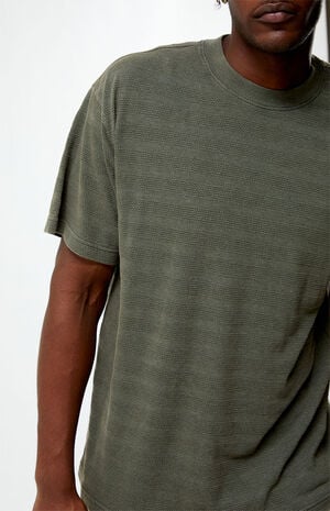 Stripe Textured T-Shirt image number 2