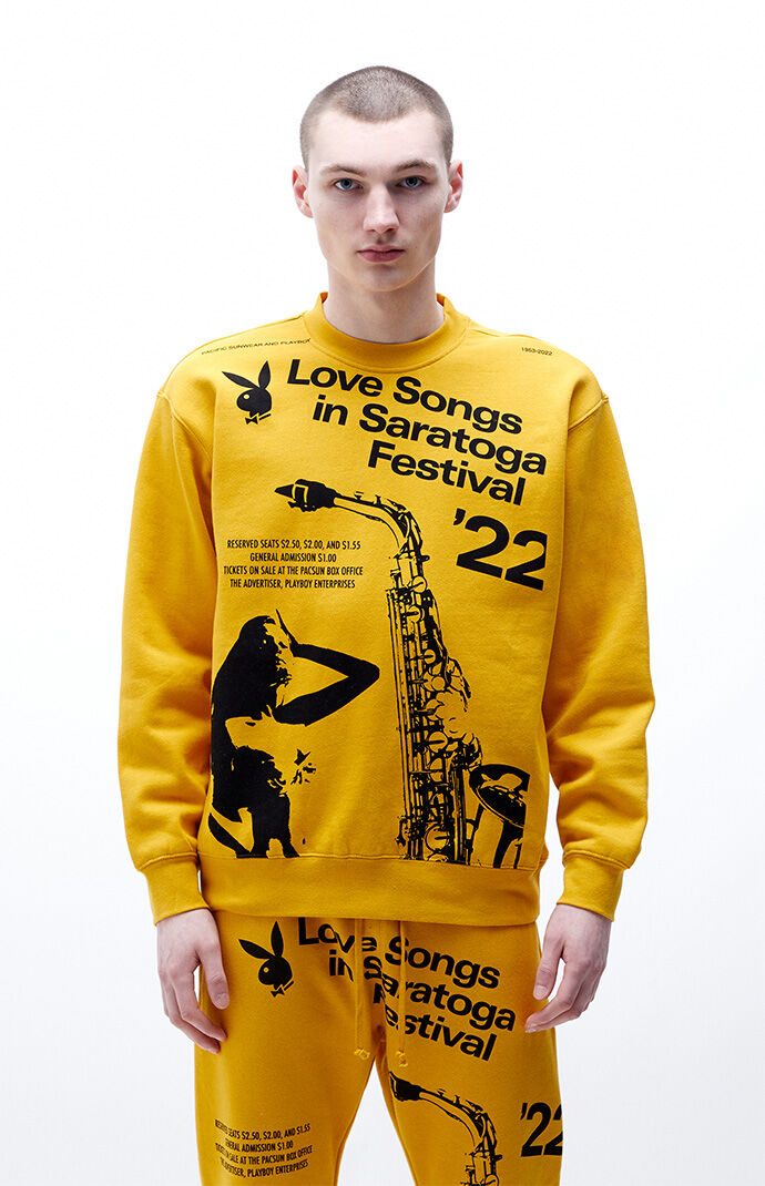 Playboy yellow sweatshirt outlet