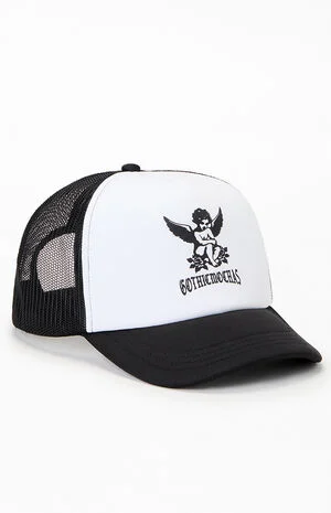 Angel Logo Trucker Hat image number 1