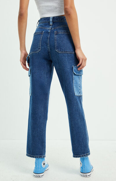 corine blue skate pants pacsun