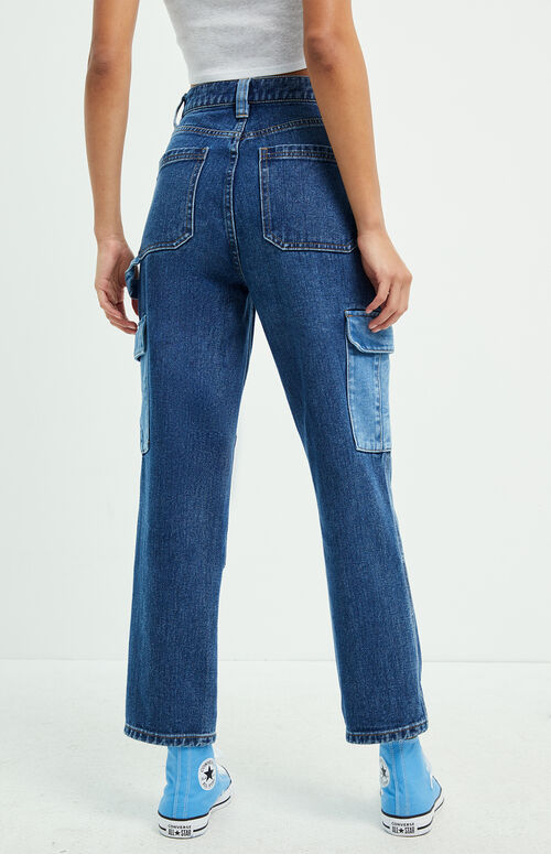 corine blue skate pants pacsun