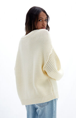 Dream Cable Crew Neck Sweater Dream Cable Crew Neck Sweater image number null