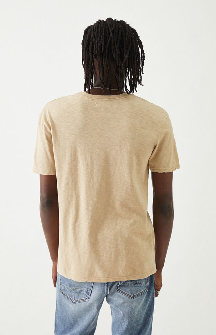 Tan Slub T-Shirt