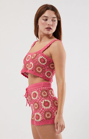 Harlow Crochet Shorts image number 3