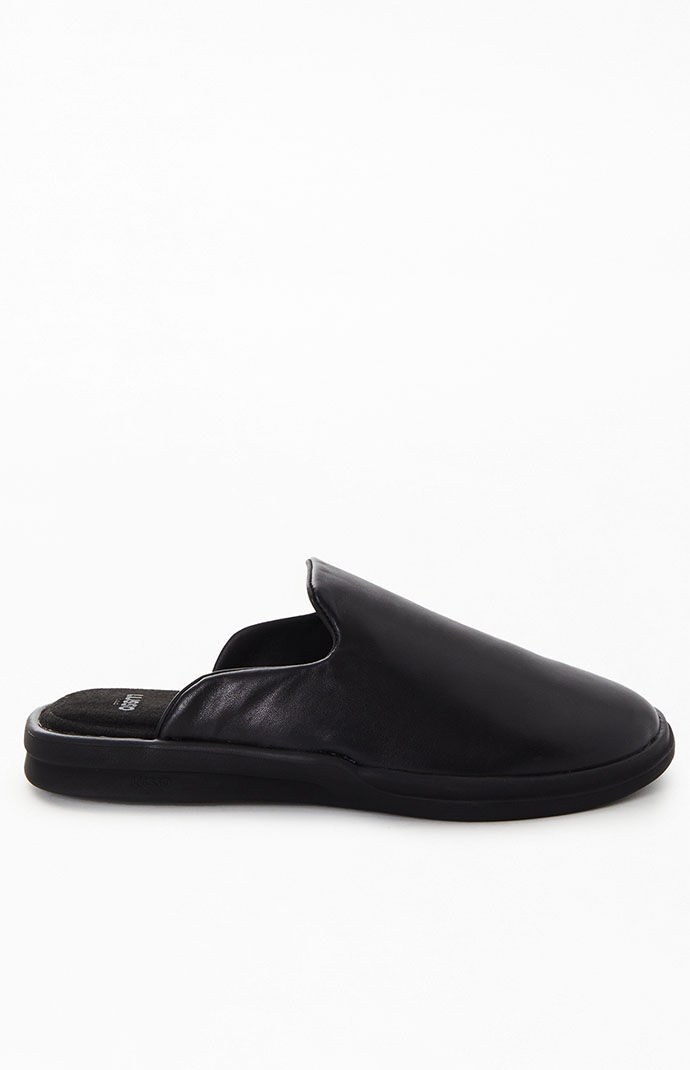 Leather slide on 2025 shoes