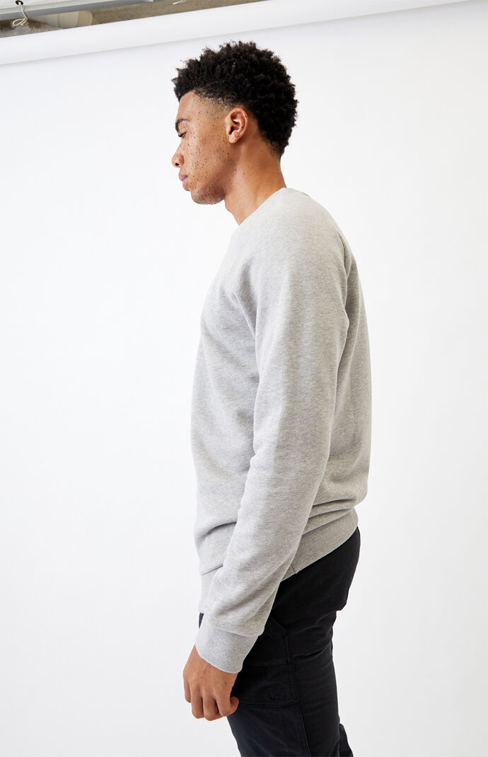 Heather Grey Essential Crew Neck Sweatshirt
