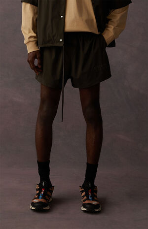 Off Black Running Shorts image number 3