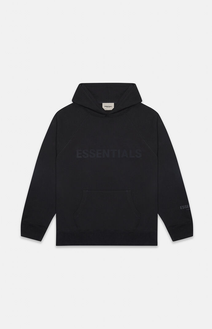 Fear of God Essentials Essentials Black Hoodie PacSun