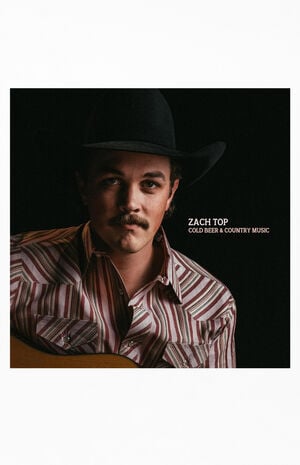 Zach Top Cold Beer & Country Music Vinyl Record image number 1
