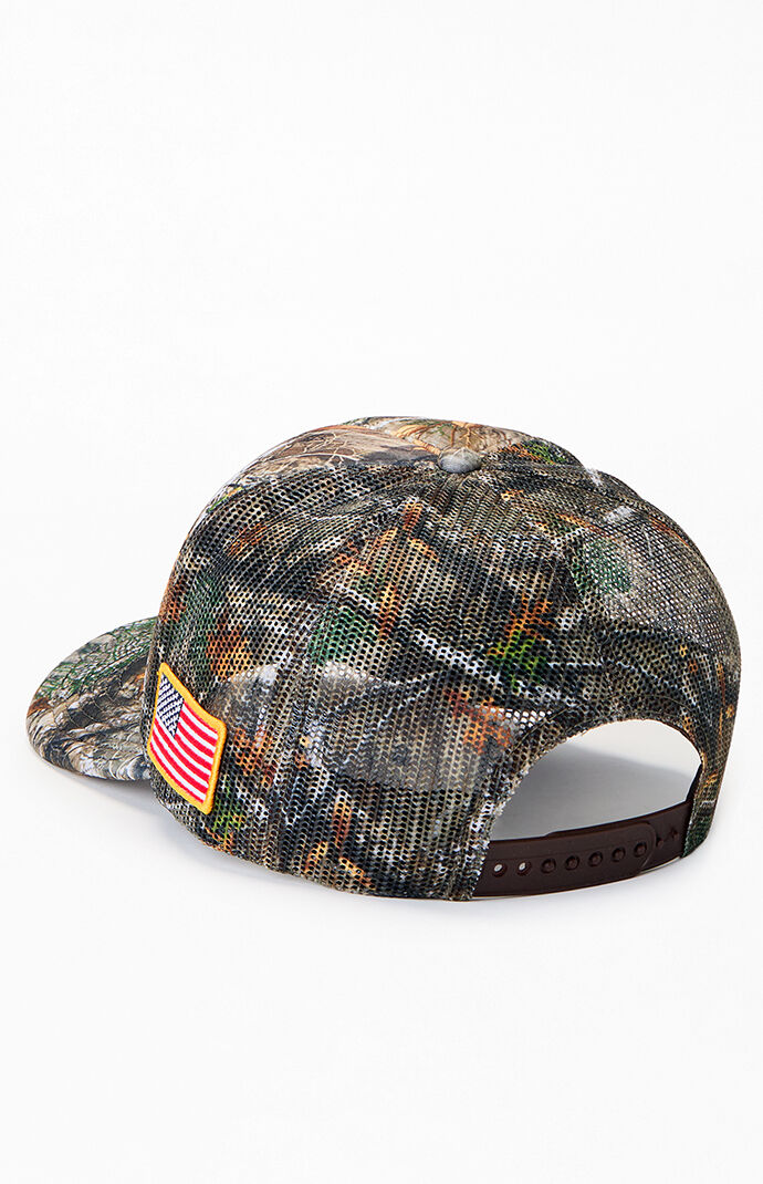 Center Stage Realtree Allover Camo Edge Foam Trucker Hat | Pacsun