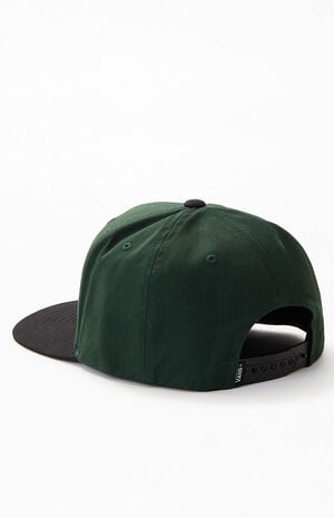 Green Kids Drop V Snapback Hat image number 3