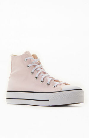 Pink Chuck Taylor All Star Lift High Top Sneakers image number 1