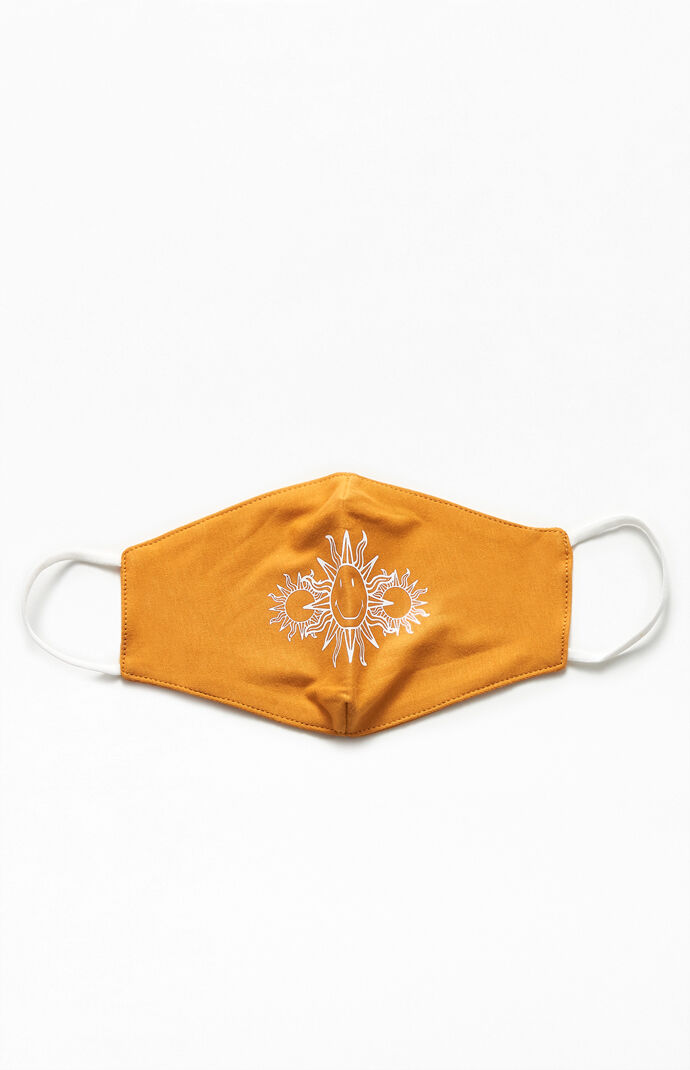 Center Sunburst Face Mask