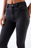 Black Super High Waisted Jeggings Black Super High Waisted Jeggings image number null