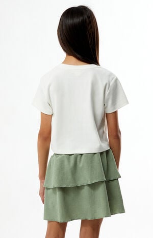 Tiered Scrunch Mini Skirt image number 3