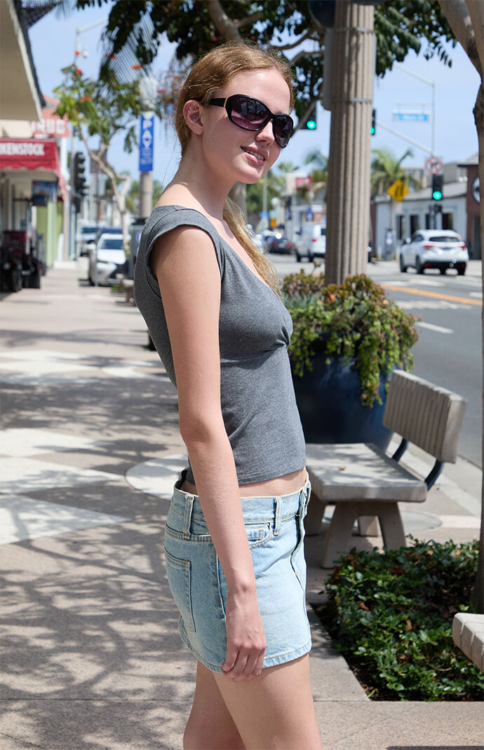 John Galt Dark Gray Amara Tank Top