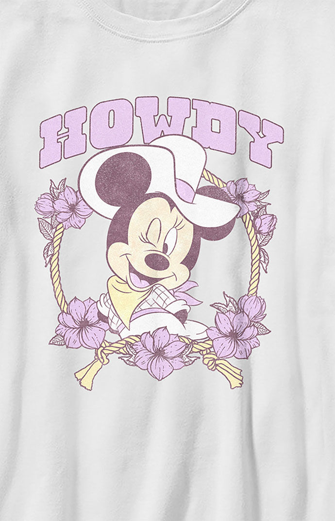 Kids Howdy Cowgirl Flowers T-Shirt