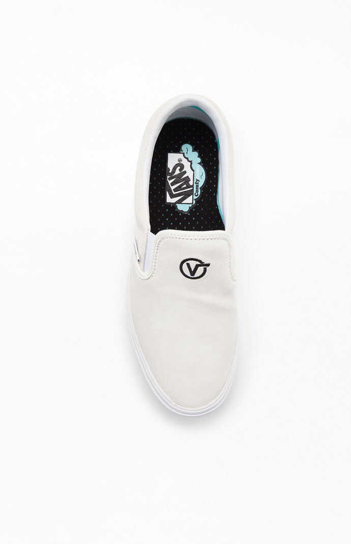 Vans comfycush distort slip on on sale