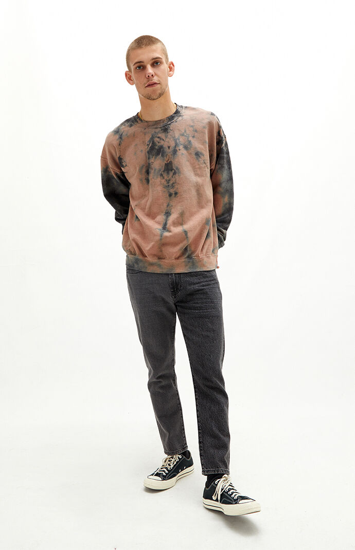 black bleached sweater