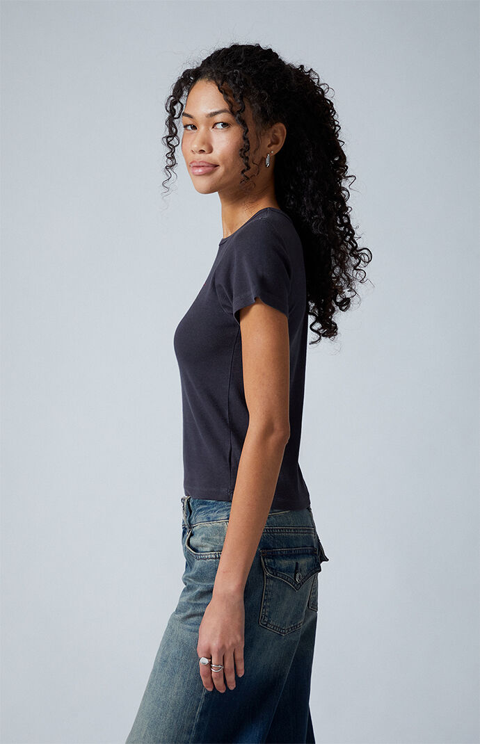 Third Charm Quad Star 1980 Embroidered Skimmer T-Shirt