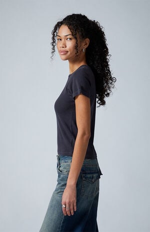 Quad Star 1980 Embroidered Skimmer T-Shirt image number 4