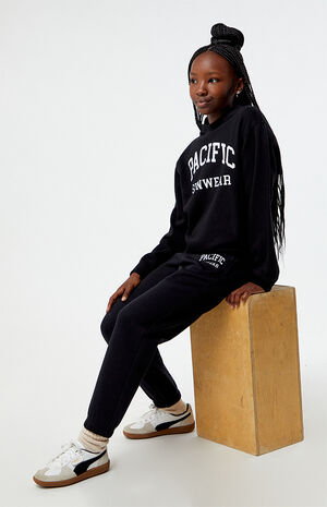 Black Pacific Sunwear Crew Neck Sweatshirt image number 2