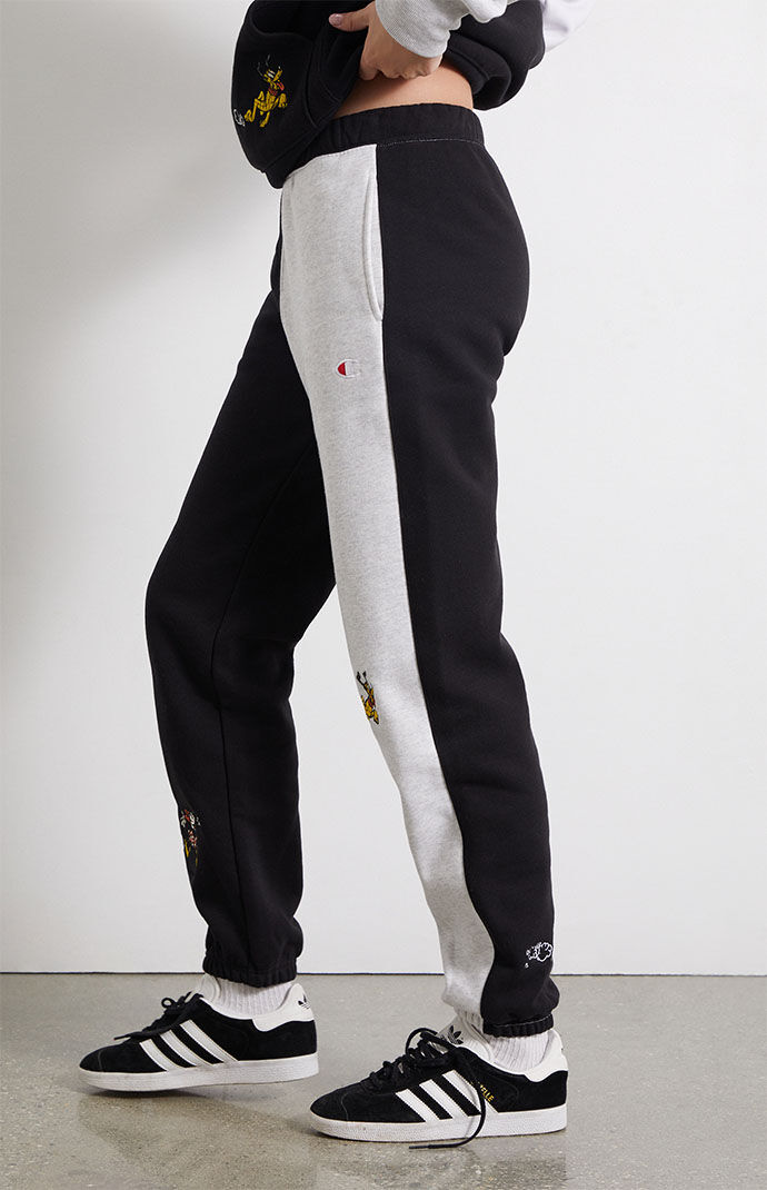 Colorblock best sale champion sweatpants