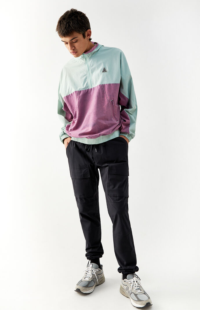 Color-block Anorak Jacket