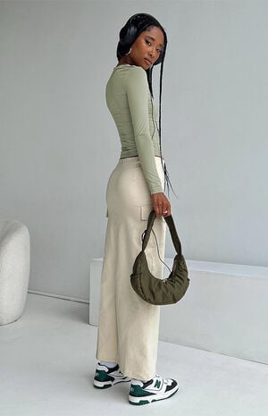 Beige My Girl Maxi Skirt image number 3