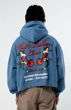 High Rollers Club Cropped Hoodie High Rollers Club Cropped Hoodie image number 1