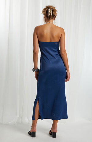 knee length dresses for ladies Selene Strapless Midi Dress