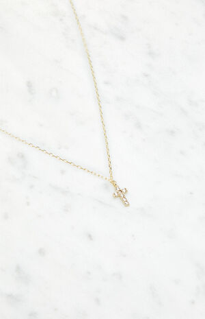 Mini Cross Necklace image number 2