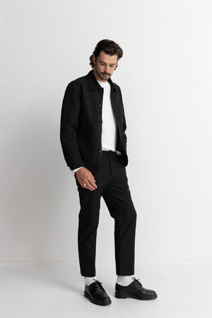 Black Classic Fatigue Straight Pants image number 2